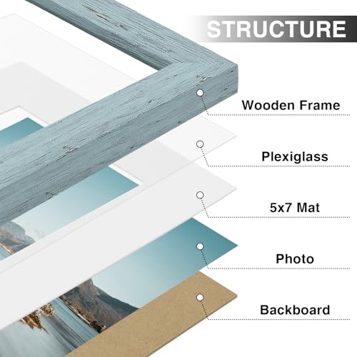 8x10 Picture Frames Set of 9 (9 Count)