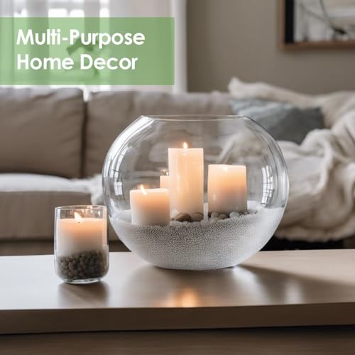 Glass Bubble Vase (4 Count)