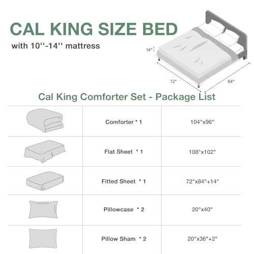 California King Comforter Set