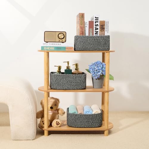 Small Storage Baskets for Organizing (4 Count)