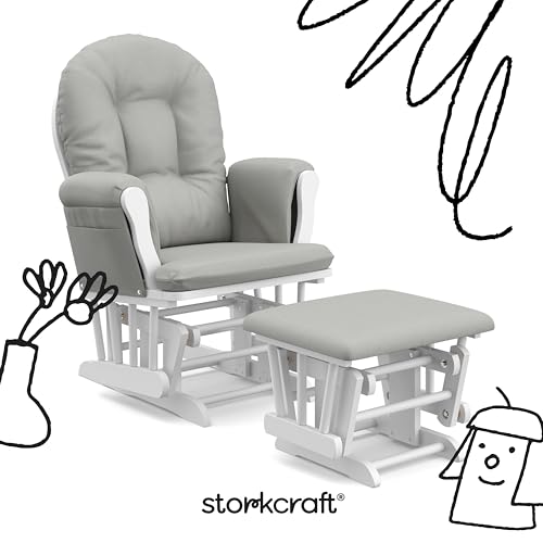 Premium Hoop Glider & Ottoman