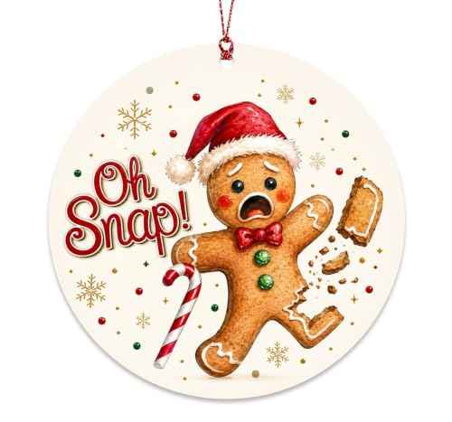 Funny Gingerbread Man Ornament