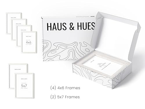 White Oak Wood Gallery Wall Tabletop Frames Made with Real American Oak and Shatter