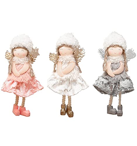 3pcs Christmas Angel Doll Decoration