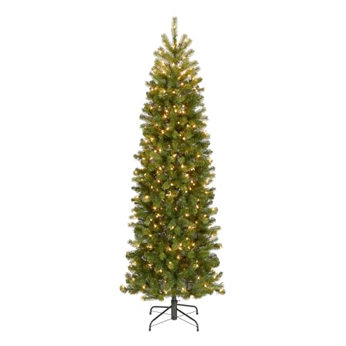 6.5ft Pre Lit Downswept Douglas Fir Christmas Tree