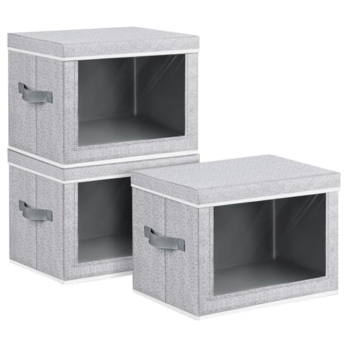 Storage Bins with Lids (3 Count)