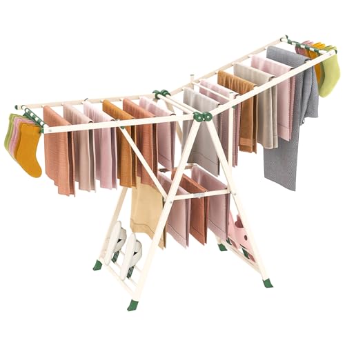 Foldable Metal Clothes Drying Rack