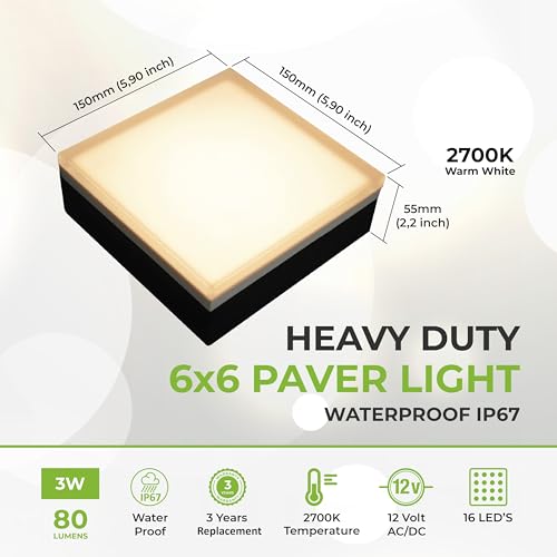Paver Light 6x6 Inch