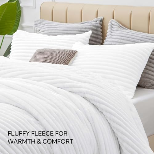 Fleece Oversized Queen Comforter Set