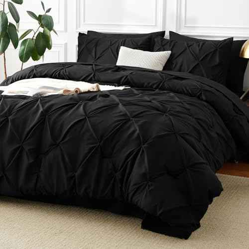 Oversized Queen Comforter Set Black