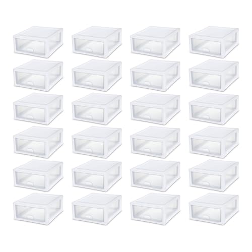 Stacking Drawer Storage Organizer for Clothes (24 Count)