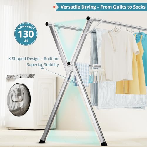 79" Clothes Drying Rack