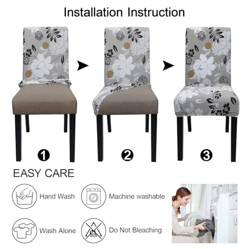 Chair Covers for Dining Room Set of 4