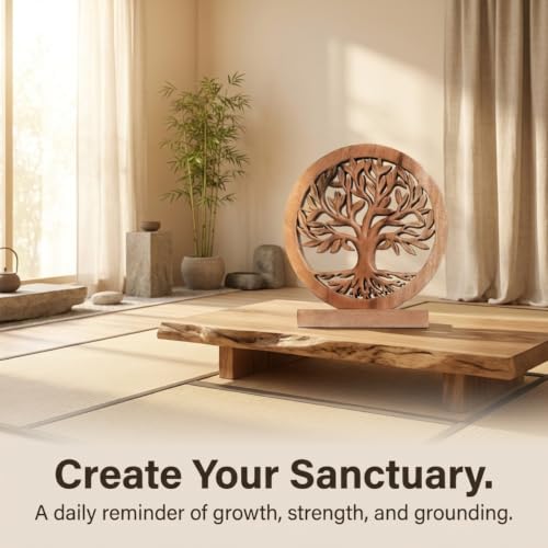 Wood Tree of Life Sculpture