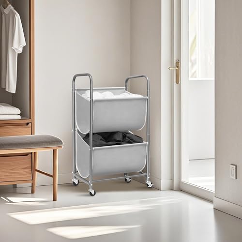 80 Liters Vertical Rolling Laundry Hamper