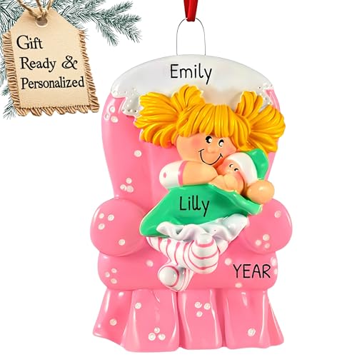 Personalized Sibling Christmas Ornaments 2025