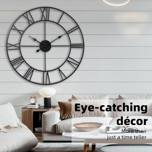 30 Inch Wall Clock for Living Room Decor