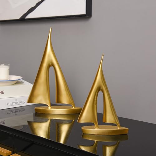 Modern Sculptures Home Decor (2 Count)