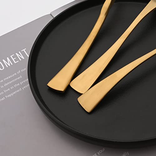 Golden Silverware Set