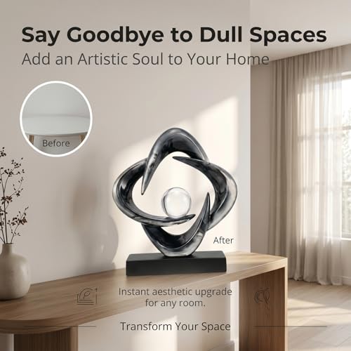 Modern Abstract Sculpture Decor
