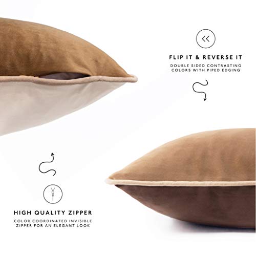 Decorative Throw Pillow Covers Cushion Cases (4 Count)
