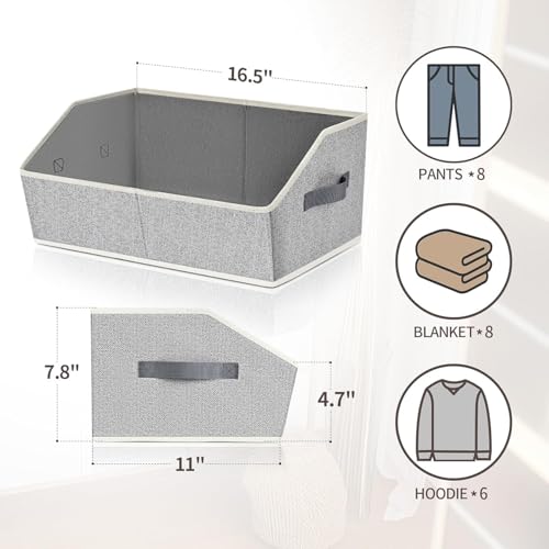 Trapezoid Bins for Organization (8 Count)