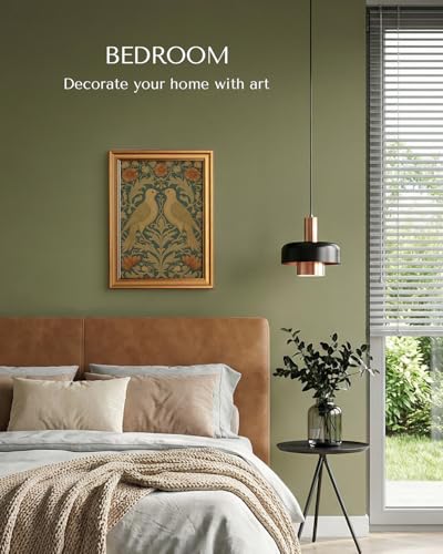 Vintage Gold Framed Wall Art for Living Room