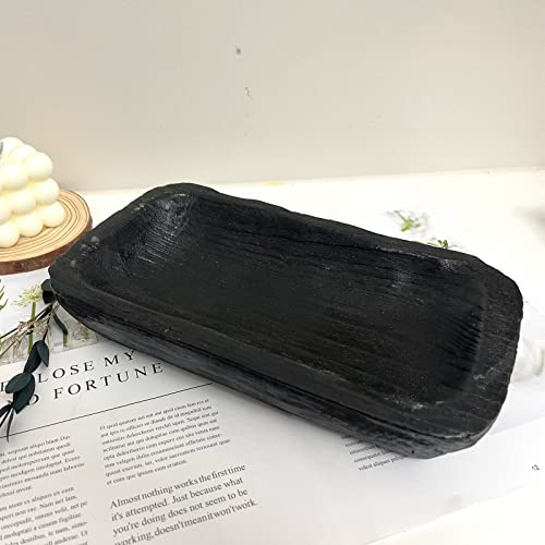 Wooden Dough Bowl Decor