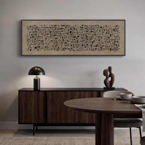 Large Framed Wabi Sabi Abstract Wall Art for Living Room