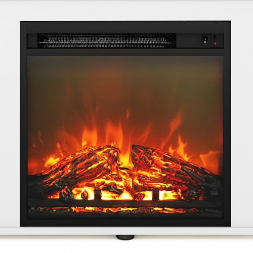 Jensen Entertainment Center Stand with Fireplace for TV up to 55 Inch