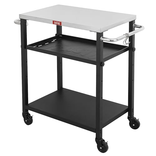 3 Tier Outdoor Grill Cart