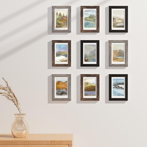 4x6 Picture Frames Set of 9 (9 Count)