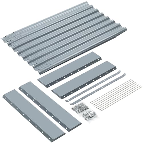 8×4×2ft Galvanized Raised Garden Bed