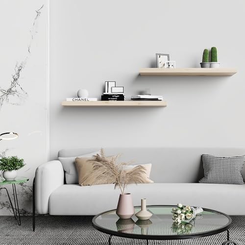 Wood Floating Shelves for Wall 30 inch (2 Count)