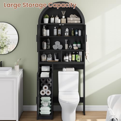 Arched Over The Toilet Storage Cabinet
