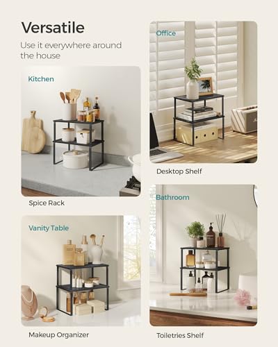 Cabinet Organizer Shelf (4 Count)
