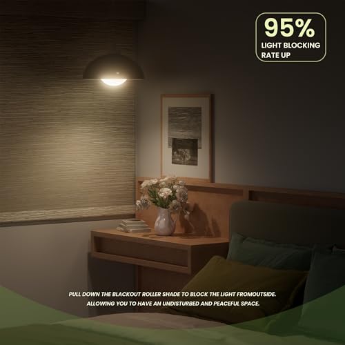 Blackout Roller Shades for Indoor Windows