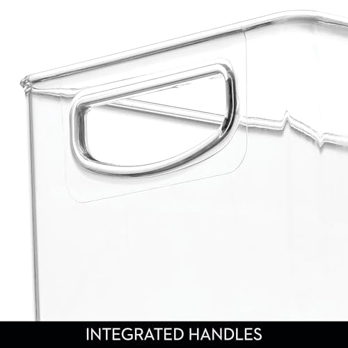 Plastic Stackable Pantry Bin with Handles (2 Count)