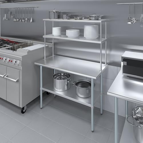 48 Inch Double Tier Overshelf