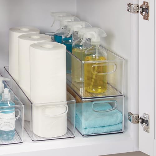 Plastic Stackable Pantry Bin with Handles (2 Count)