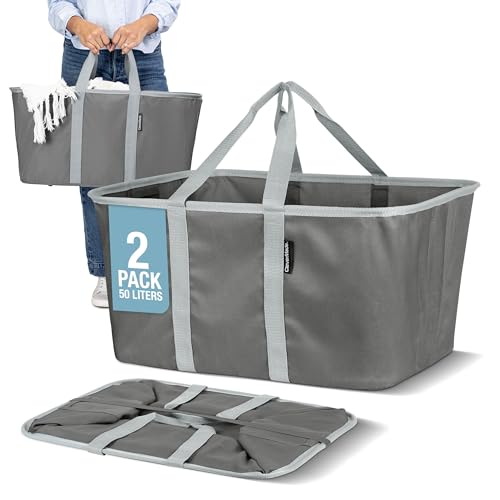 Collapsible Fabric Laundry Baskets (2 Count)