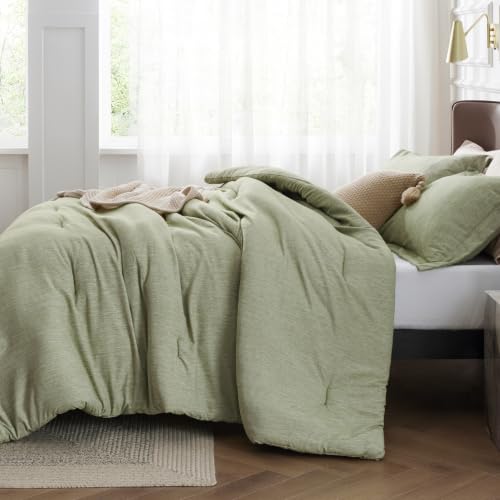 Tea Green Queen Comforter Set