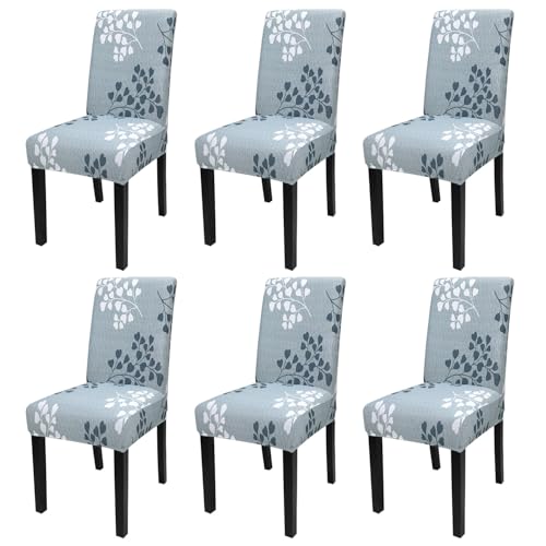 Pattern Chair Covers for Dining Room Set of 6