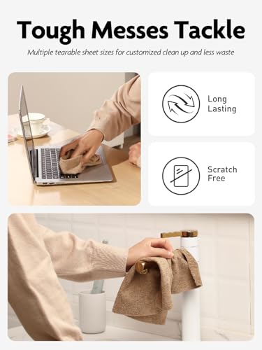 Microfiber Cleaning Cloth Roll (60 Count)