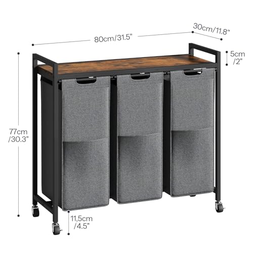 Laundry Sorter 3 Section