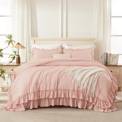 Ruffle Oversized Queen Comforter Set