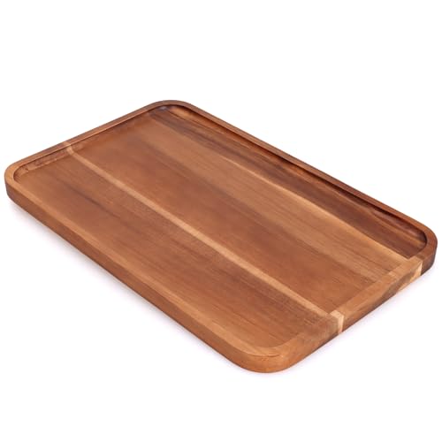 Large Wooden Tray Acacia Wood Charcuterie Boards Party Food Serving Platter