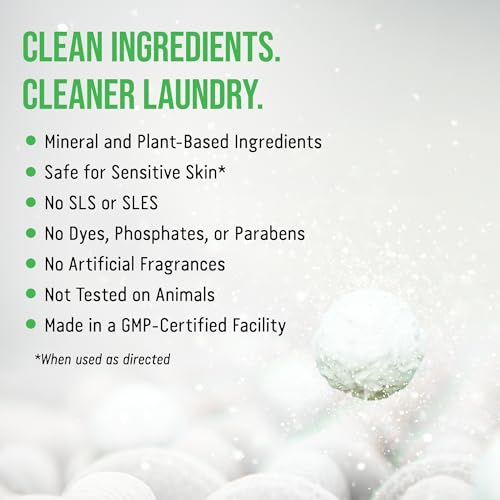 Active Wear Laundry Detergent Powder & Odor Eliminator for Sportswear & Workout Clothes (64 Ounce)