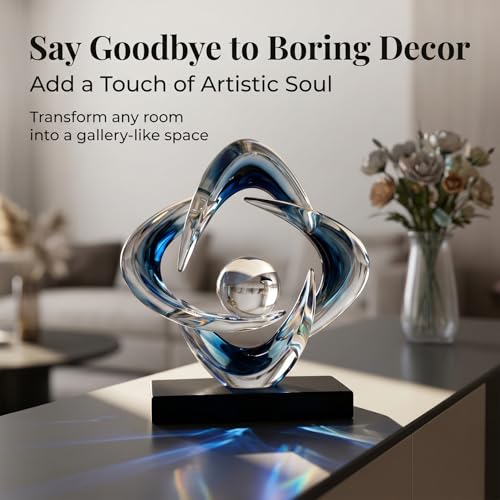 Modern Abstract Sculpture Decor