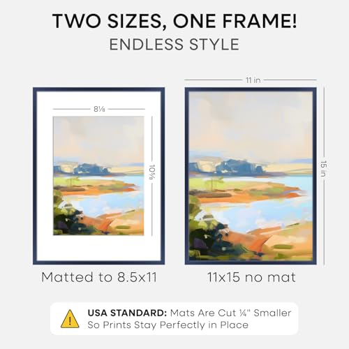 11x15 Blue Picture Frame (2 Count)